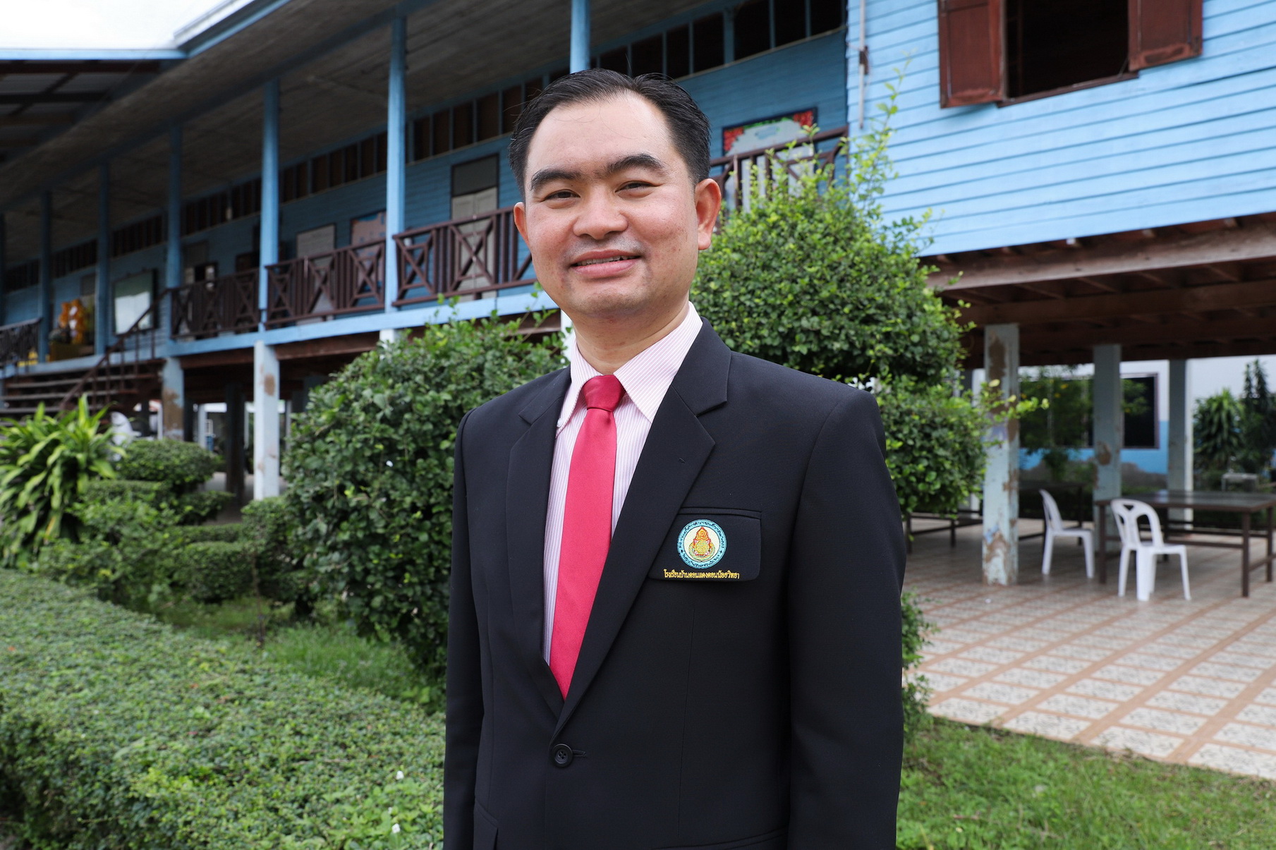 นายนราวุธ รามศิริ ผู้อำนวยการโรงเรียนบ้านดอนแดงดอนน้อยวิทยา